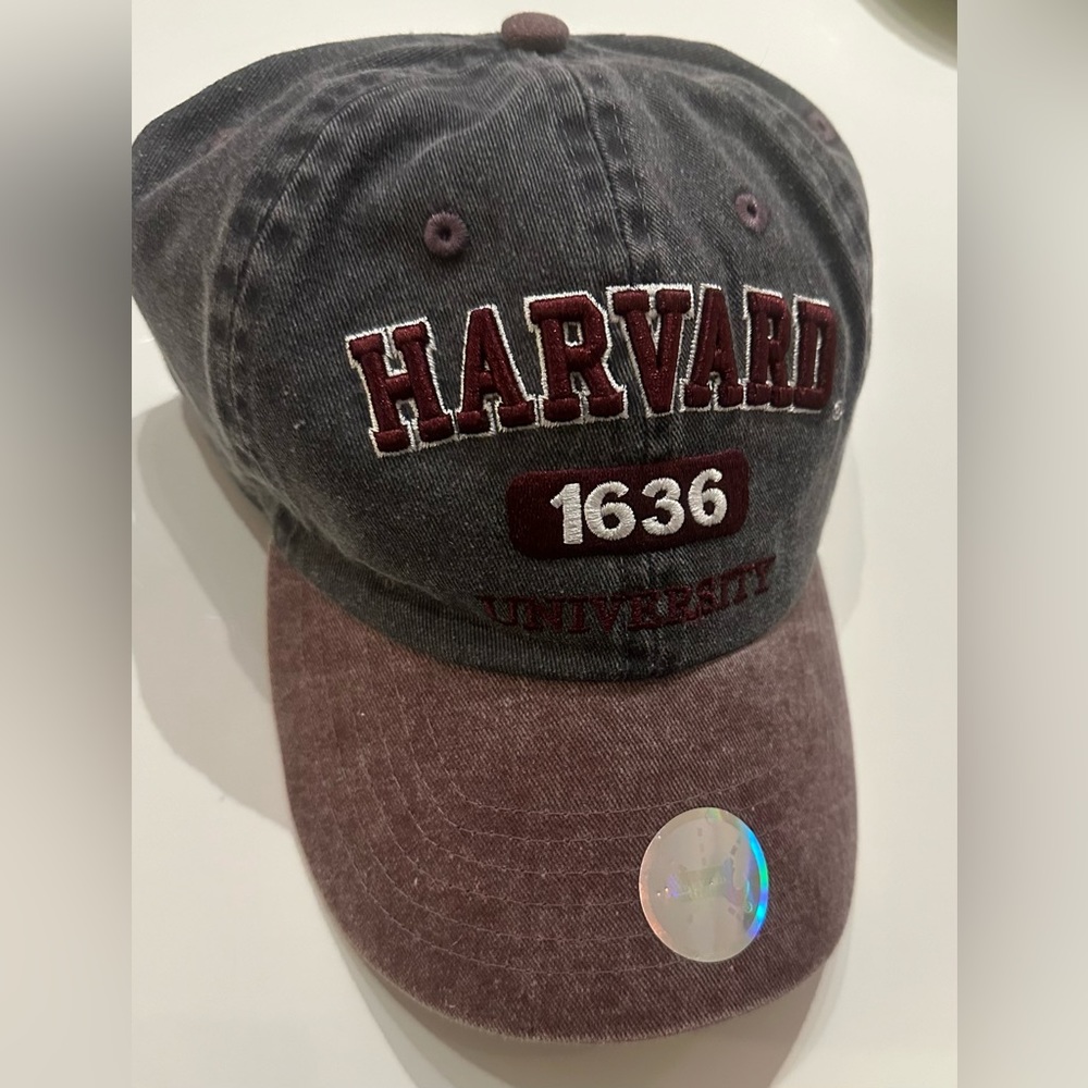 Harvard University hat. Baseball cap. Adjustable. Unisex